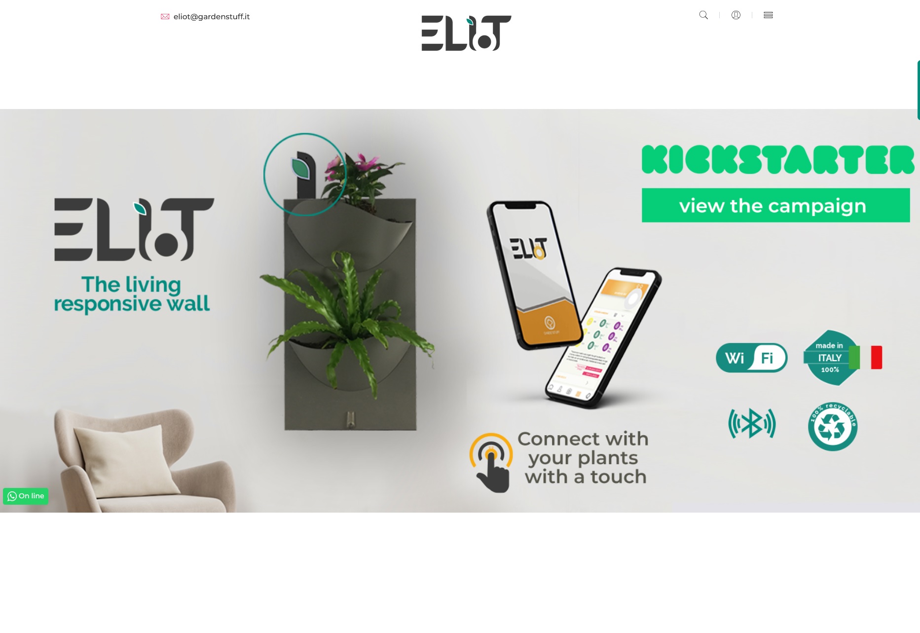 ELIoT vertical garden on Kickstarter